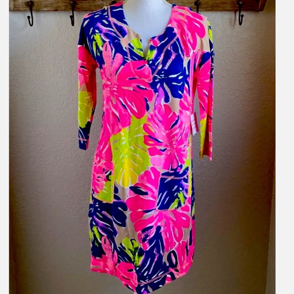 🆕NWT🌴🌸LILLY PULITZER 🌸🌴•Joyce Dress Under the Canopy Print. SIZE SMALL - Picture 3 of 16